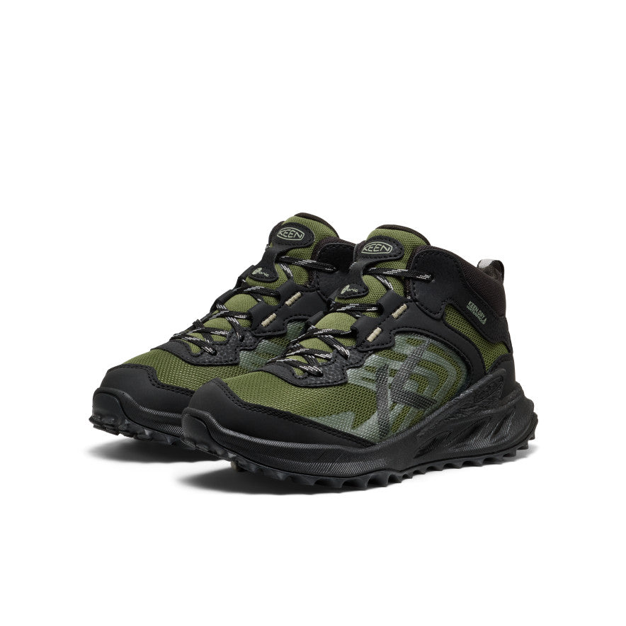 Big Kids' Zionic Waterproof Boot | Black/Bronze Green - Image 2