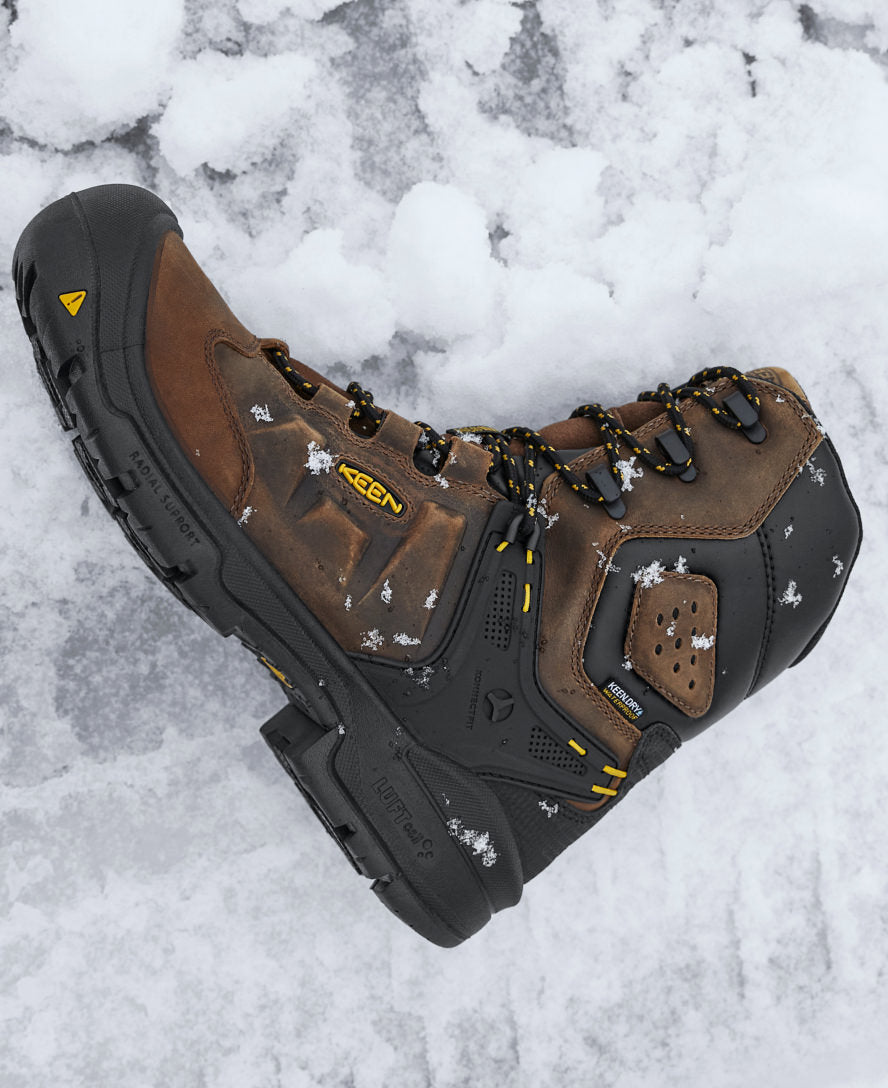 Men's Dover 8 Insulated Waterproof Boot (Carbon Toe) | Dark Earth/Black - Image 7