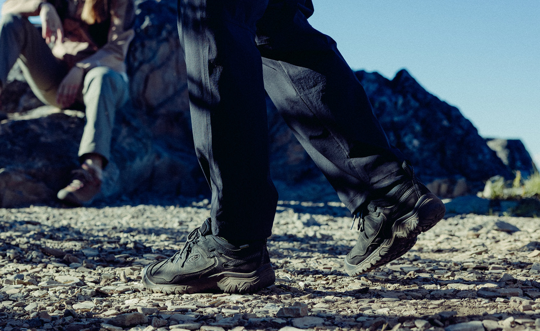 Men's Targhee IV Waterproof Hiking Shoe | Triple Black - Image 7