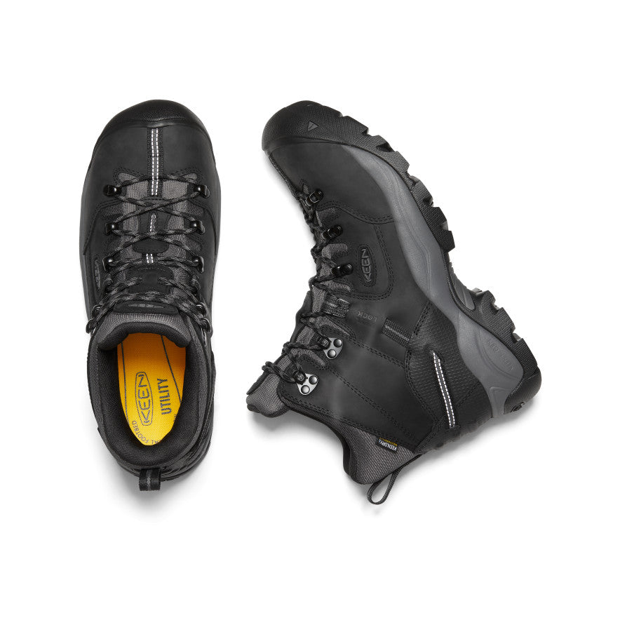 Men's Pittsburgh Energy 6 Waterproof Boot (Carbon Toe) | Black/Forged Iron - Image 4