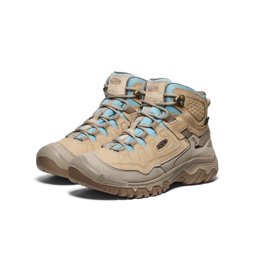 Women's Targhee IV Waterproof Hiking Boot | Safari/Reef Waters - Image 2