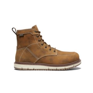 Women's San Jose 6 Waterproof Boot (Aluminum Toe) | Almond/Gum