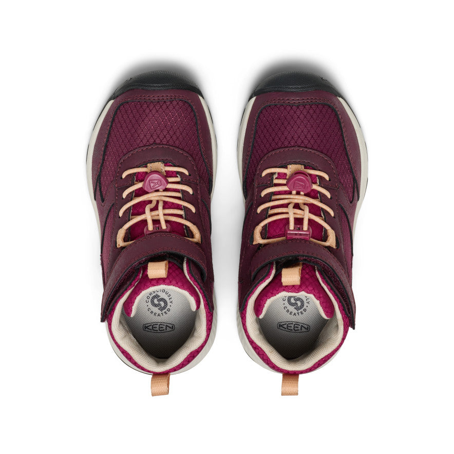 Little Kids' Skua Waterproof Boot | Fig/Peach Fuzz - Image 4