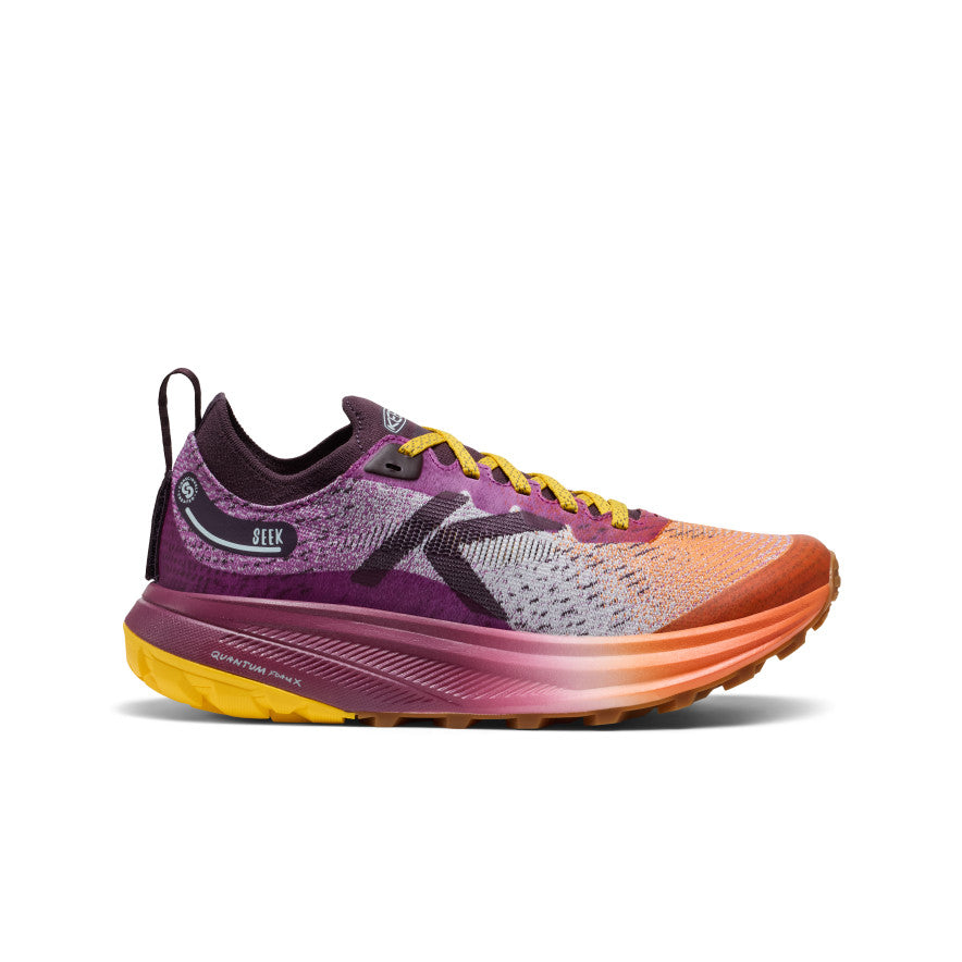 Women's Seek Trail Running Shoe | Willowherb/Orange Peel