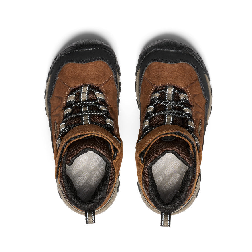 Little Kids' Targhee IV Waterproof Hiking Boot | Bison/Brindle - Image 4