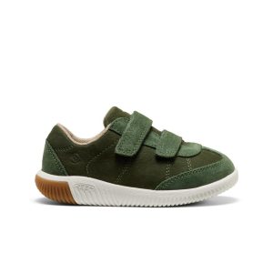 Little Kids' KNX T-Toe Sneaker | Bronze Green/Star White