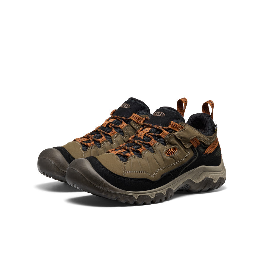 Men's Targhee IV Wide Waterproof Hiking Shoe | Sea Turtle/Roasted Pecan - Image 2