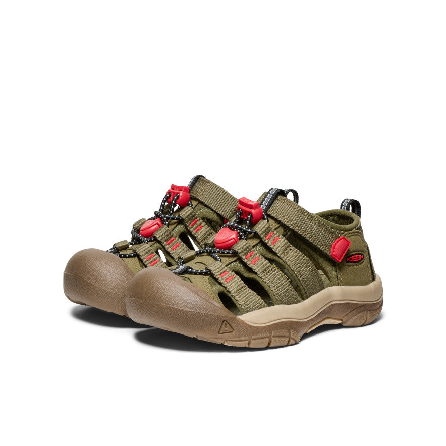 Little Kids' Newport H2 | Martini Olive/Aura Orange - Image 3