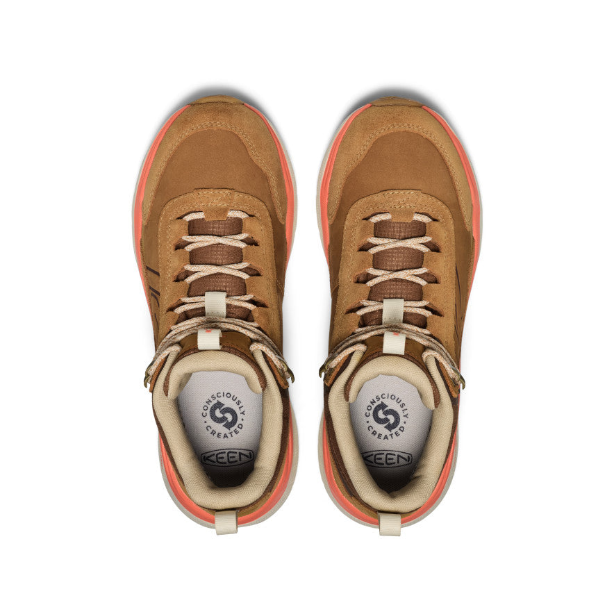 Women's Leiki Waterproof Leather Hiking Boot | Chipmunk/Birch - Image 4