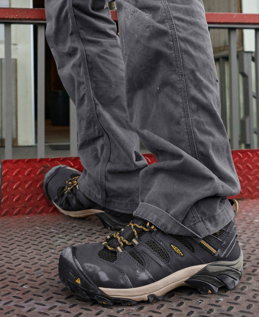 Men's Lansing Mid Waterproof (Steel Toe) | Raven/Tawny Olive - Image 7