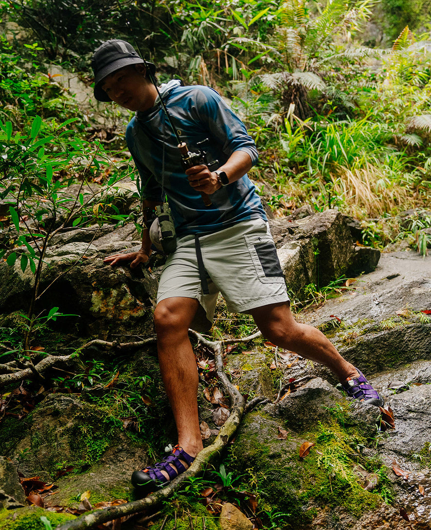 Men's Newport Retro Sandal x An Ko Rau | An Ko Rau Purple - Image 8