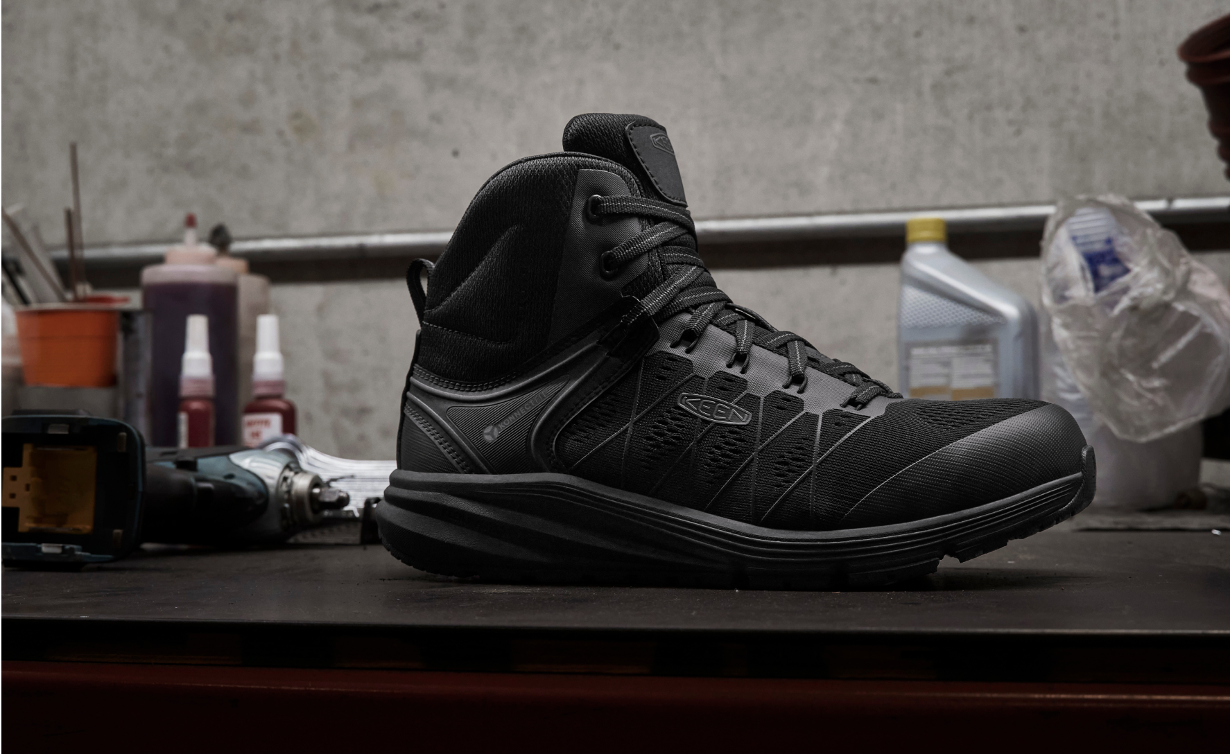 Men's Vista Energy Mid INT MET (Carbon Toe) | Black/Raven - Image 7