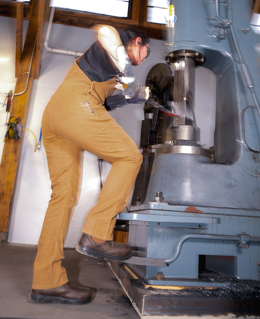 Women's San Jose Chelsea 90?? Heel Boot (Aluminum Toe) | Cascade Brown/Black - Image 8