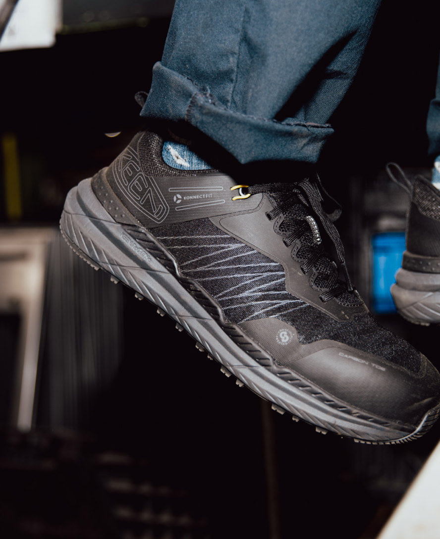 Men's Speedworks Work Sneaker (Carbon Toe) | Black/Steel Grey - Image 9