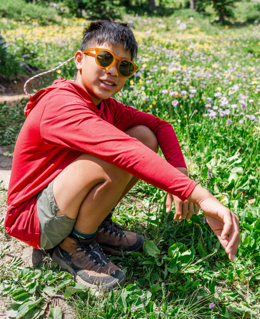 Little Kids' Targhee IV Waterproof Hiking Boot | Skipper Blue/Hemlock - Image 8