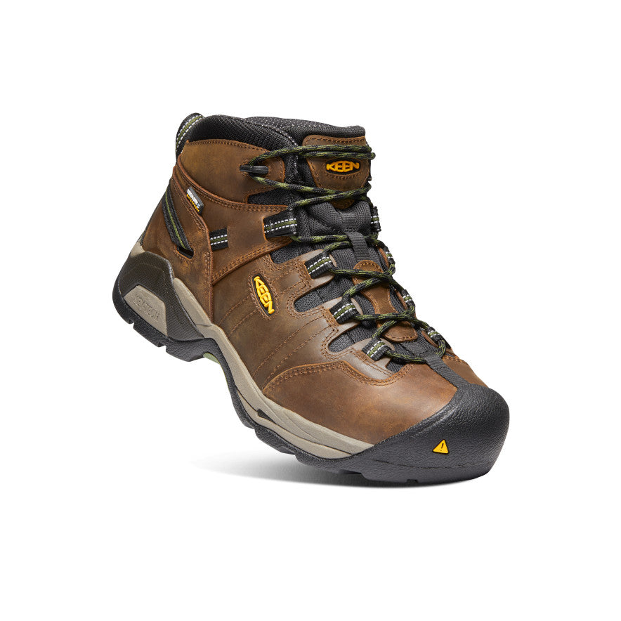 Men's Detroit XT Waterproof Boot (Steel Toe) | Cascade Brown/Bronze Green - Image 3