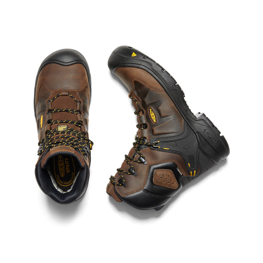 Men's Dover 8 Insulated Waterproof Boot (Carbon Toe) | Dark Earth/Black - Image 4