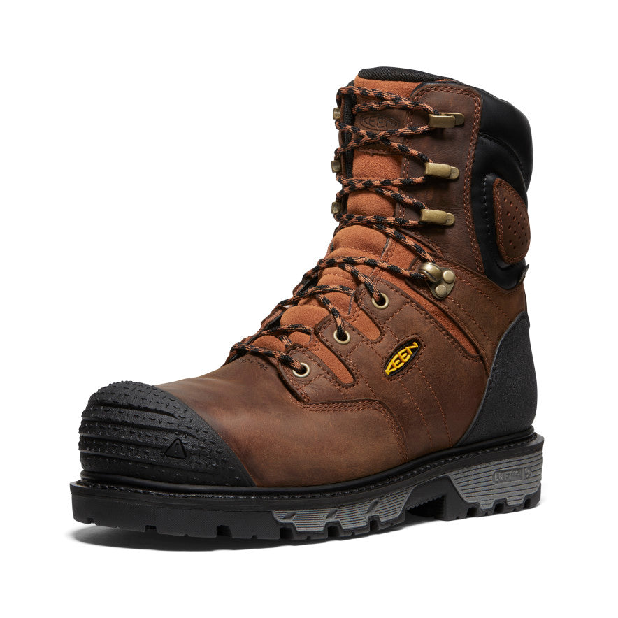 Men's Camden 8 Insulated Waterproof Boot (Carbon Toe) | Leather Brown/Black - Image 3