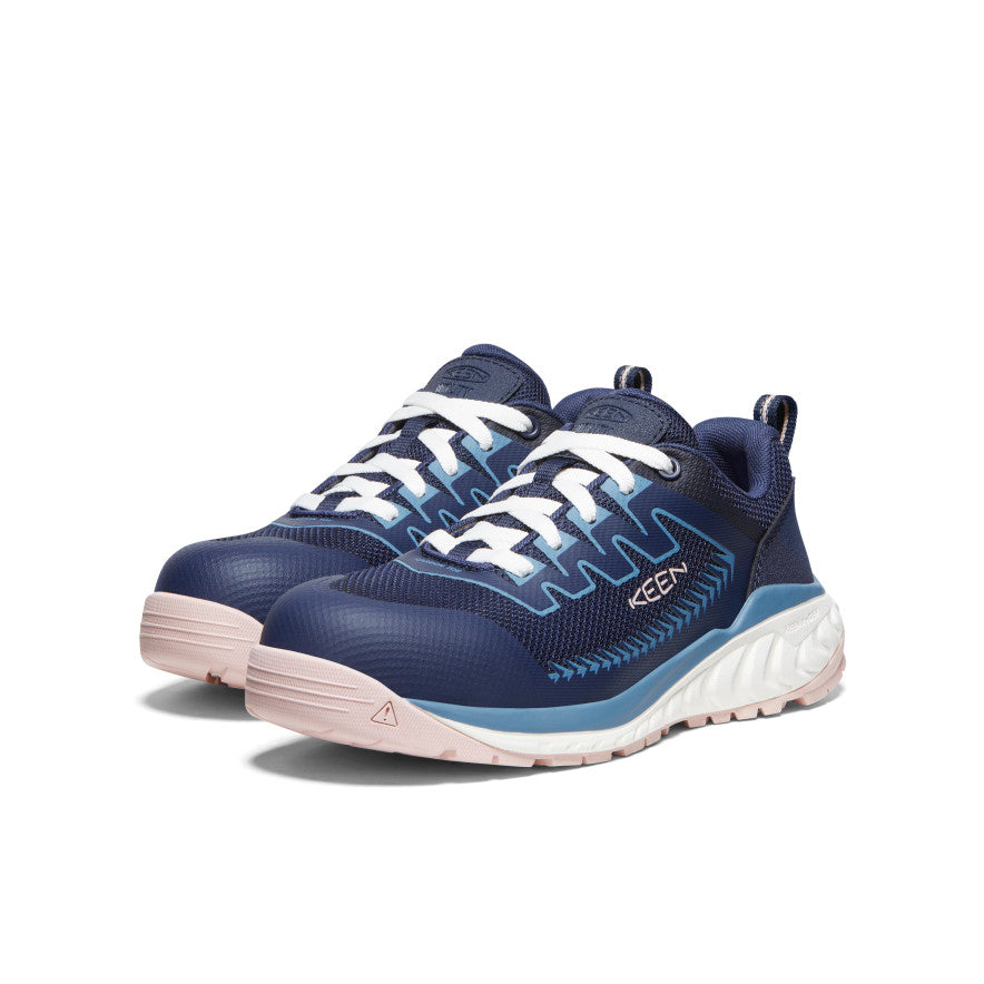 Women's Arvada Work Sneaker (Carbon Toe) | Naval Academy/Peach Whip - Image 2
