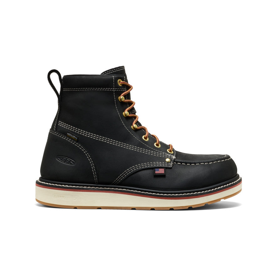 Men's Liberty 6 Waterproof Boot (Carbon Toe) | Black/Gum