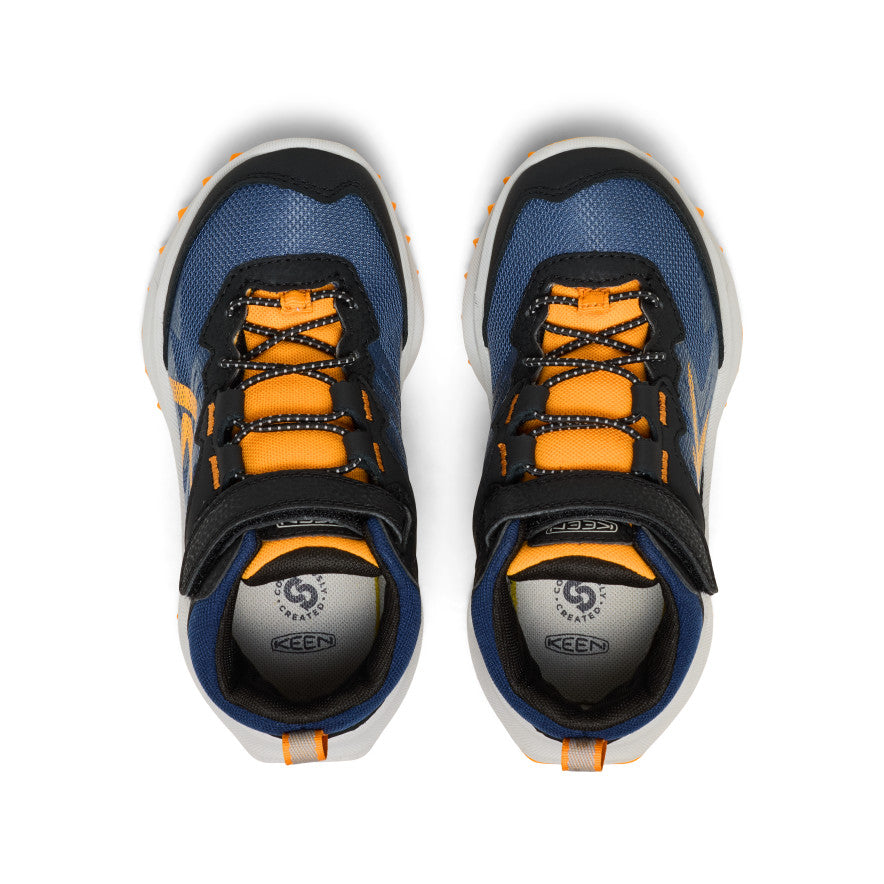 Little Kids' Zionic Waterproof Boot | Naval Academy/Bright Marigold - Image 4