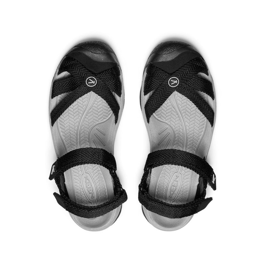 Women's Bali Strap Sandal | Black/Alloy - Image 4