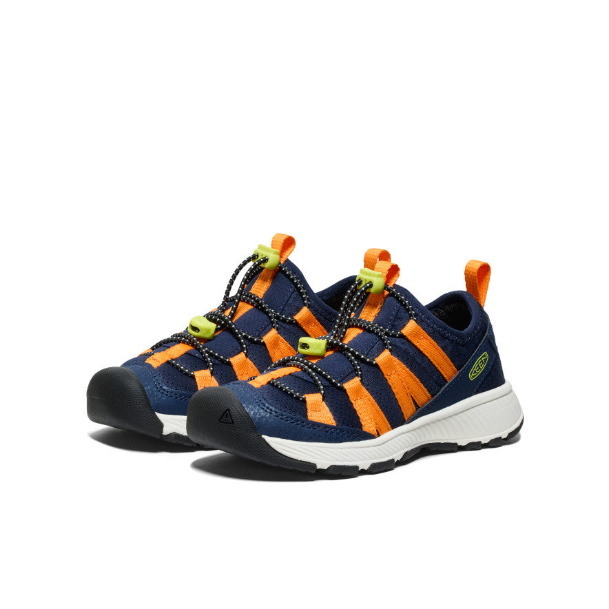 Little Kids' Motozoa Sneaker | Naval Academy/Bright Marigold - Image 2