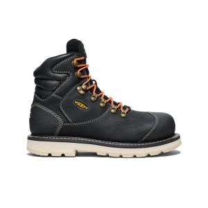 Men's Cincinnati+ 6 Waterproof 90° Heel Boot (Carbon Toe) | Black/Sandshell