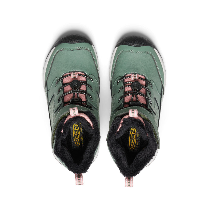 Little Kids' Skua Waterproof Winter Boot | Dark Forest/Rose Elegance - Image 4