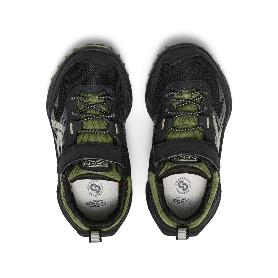 Little Kids' Zionic Waterproof Shoe | Black/Bronze Green - Image 4