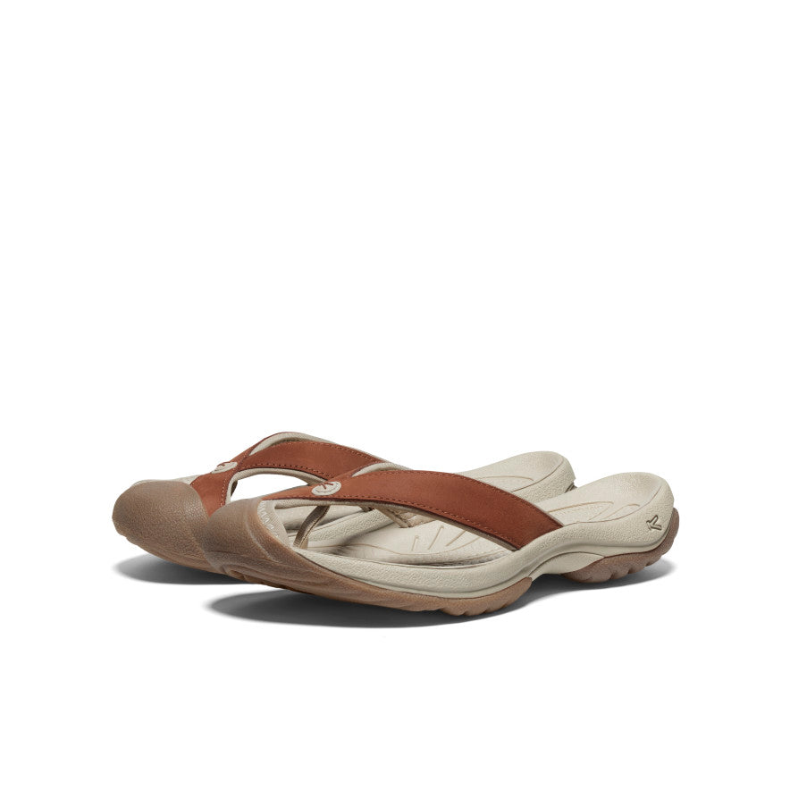 Women's Waimea Leather Flip-Flop | Sorrel Horse/Plaza Taupe - Image 2