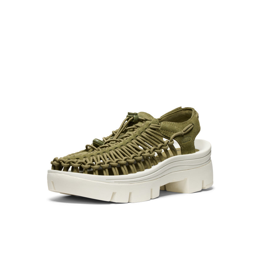 All Gender UNEEK PLT Sneaker | Martini Olive/Star White - Image 3