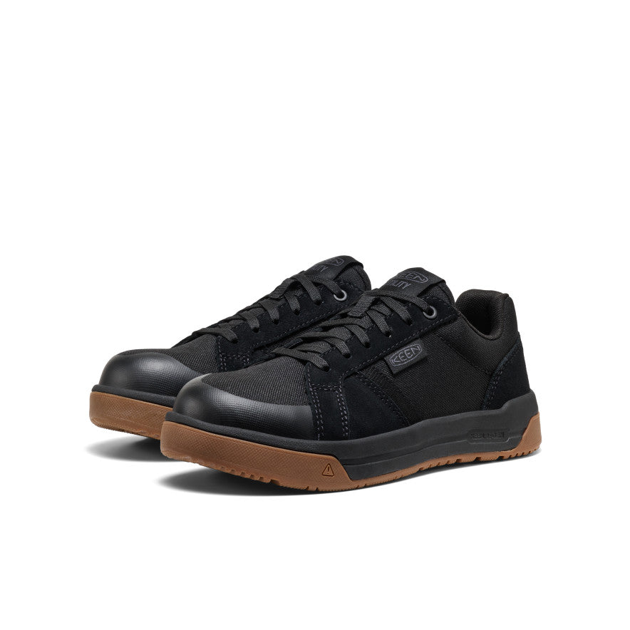 Women's Kenton Work Shoe (Carbon Toe) | Black/Gum - Image 2