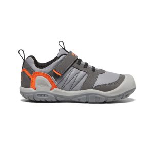 Big Kids' Knotch Peak Sneaker | Magnet/Safety Orange