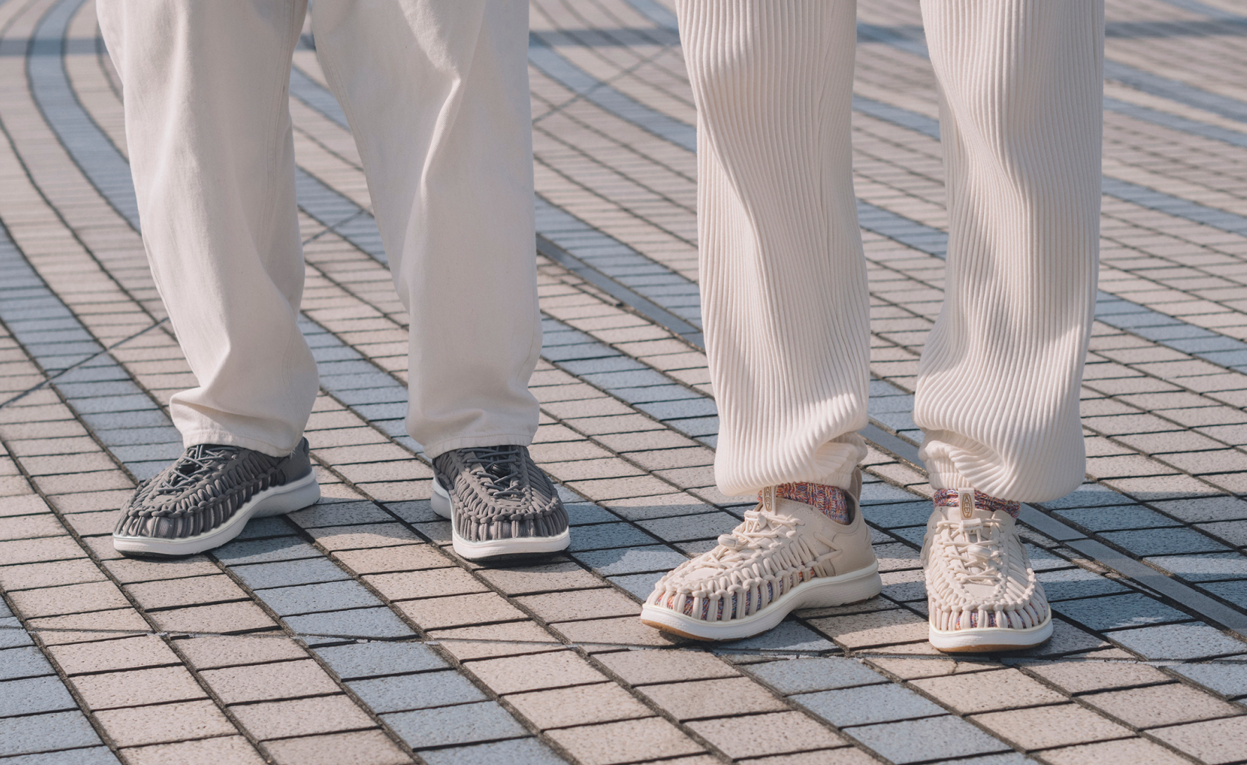 Men's UNEEK O3 Sneaker Sandal | Birch/Star White - Image 7